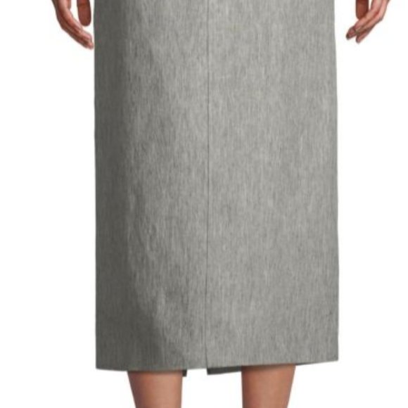 TOMORROWLAND Dual Nature Linen Cigarette Skirt - Picture 3 of 4